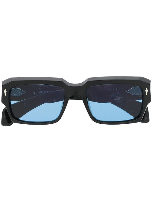 Black Dakota Rectangle Frame Sunglasses