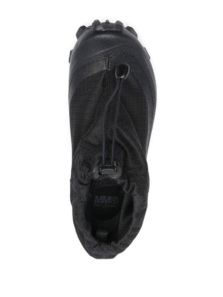 X Salomon Black Drawstring Sneakers