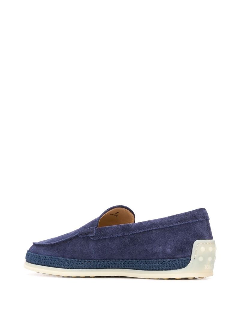 Blue Suede Loafers