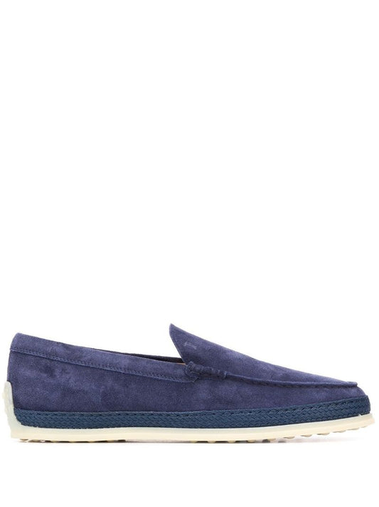 Blue Suede Loafers