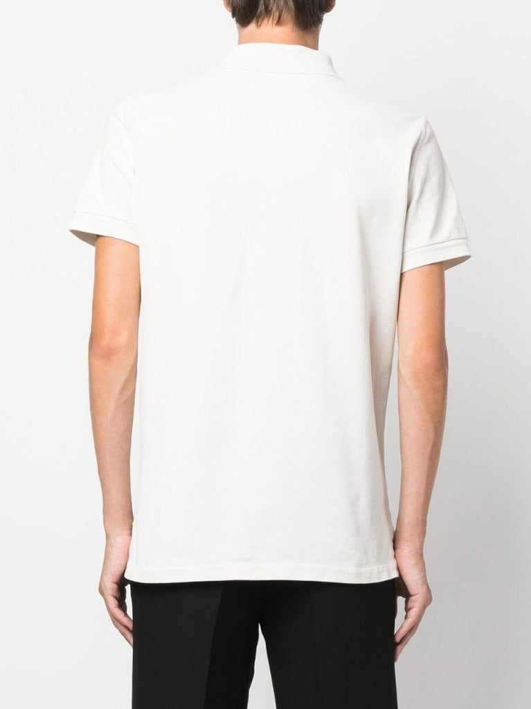 White Short Sleeve Polo Shirt