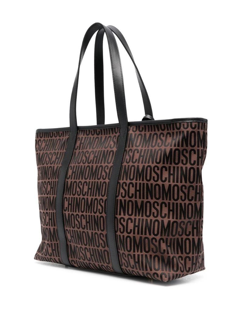 Brown Monogram Tote Bag