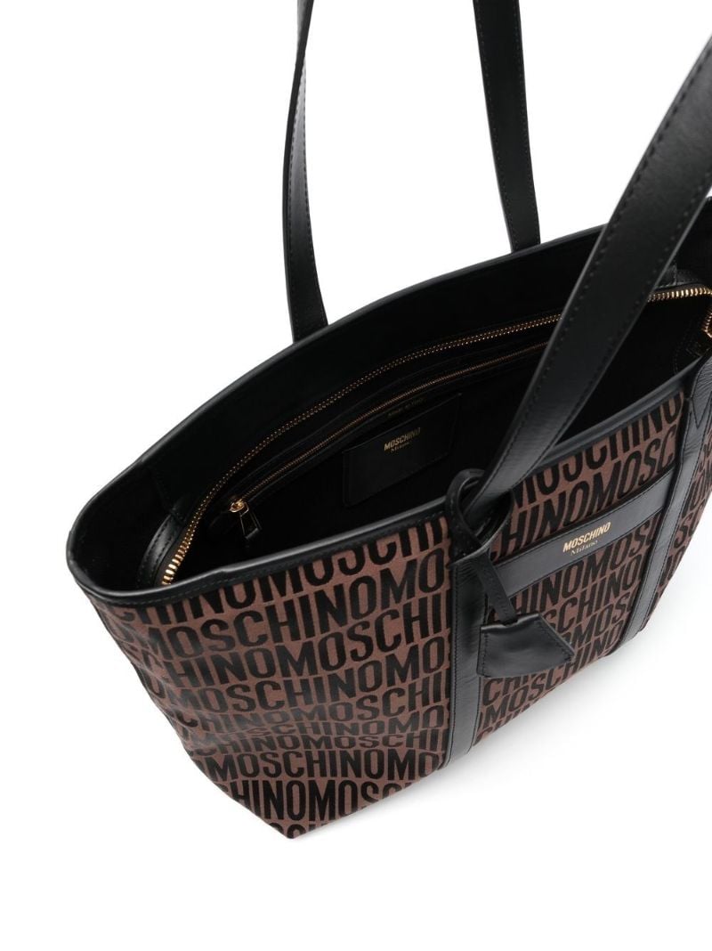 Brown Monogram Tote Bag