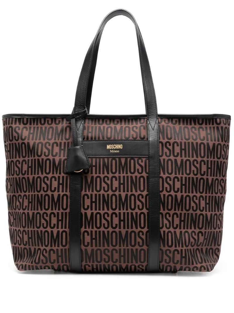 Brown Monogram Tote Bag