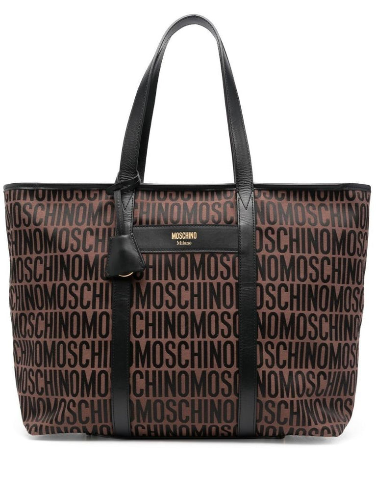 Brown Monogram Tote Bag