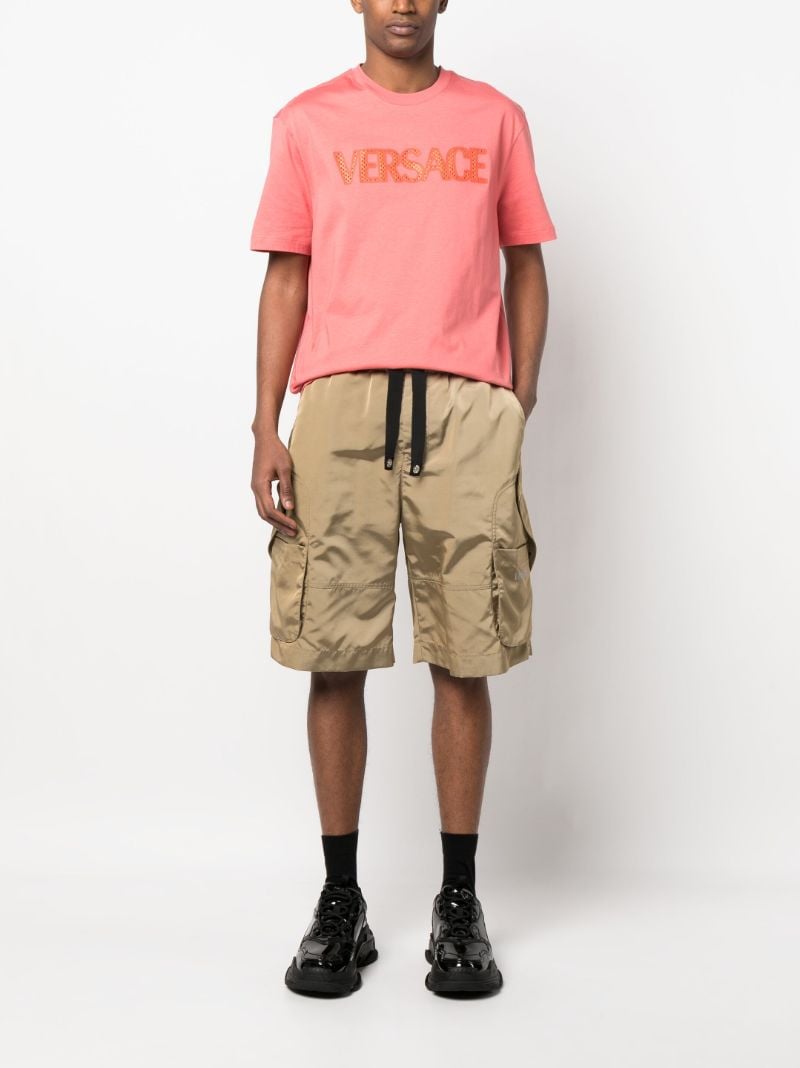 Pink Mesh Logo T-shirt