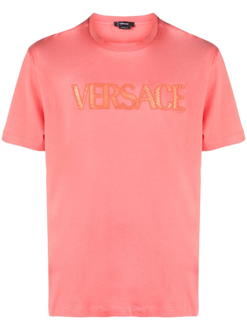 Pink Mesh Logo T-shirt