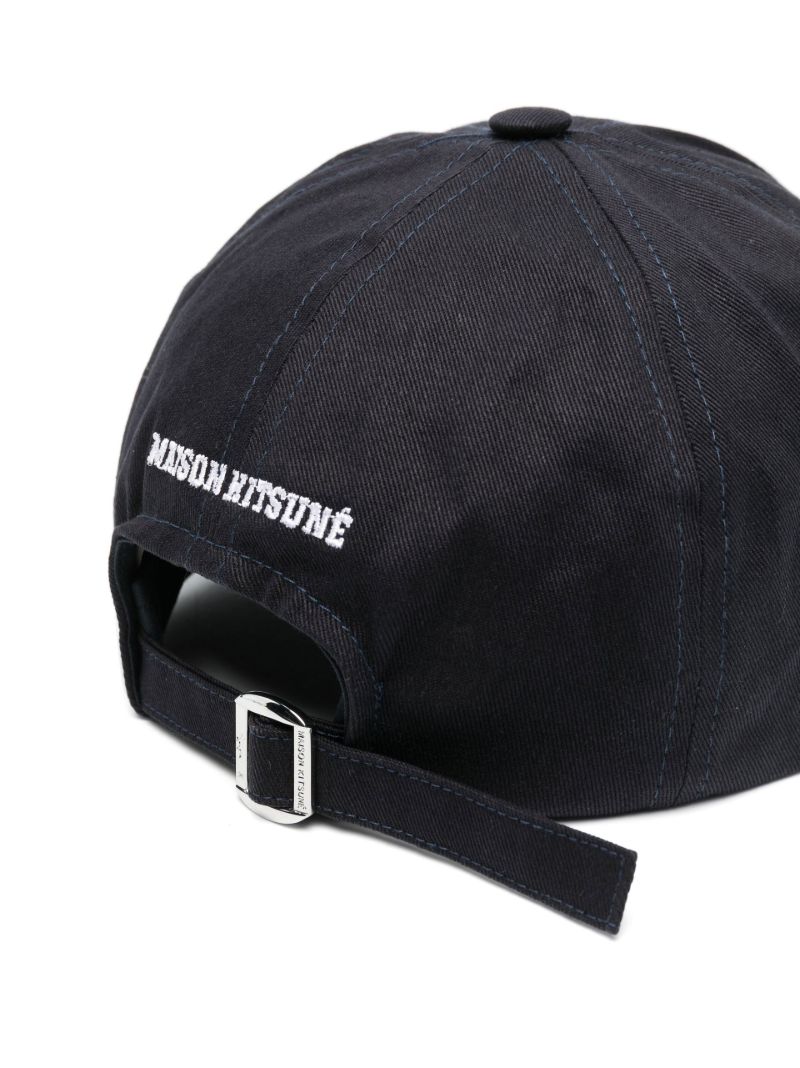 Blue Dressed Fox Cotton Baseball Cap
