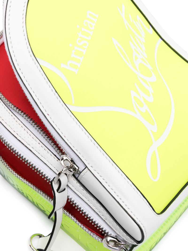 White Loubifunk Logo Backpack