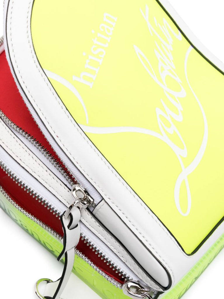 White Loubifunk Logo Backpack