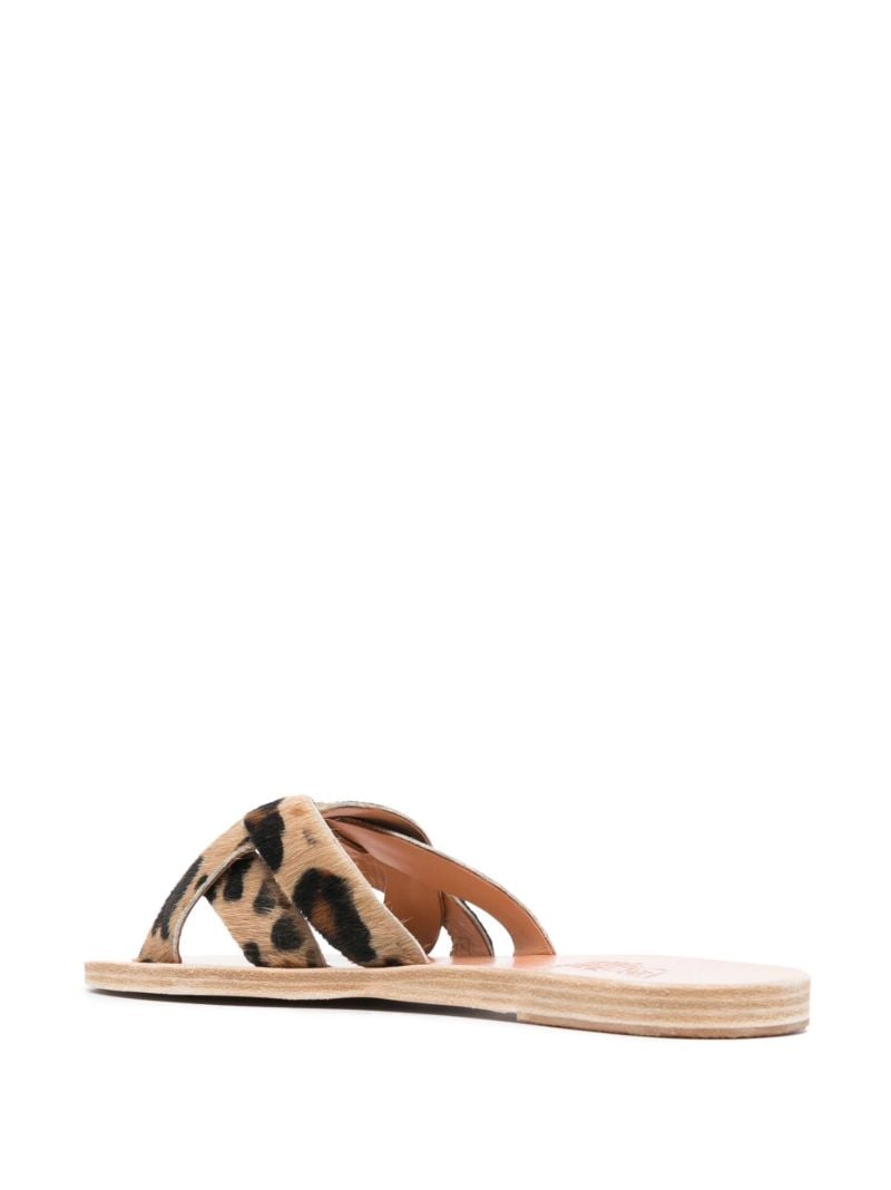 Neutral Arachne Leopard Print Slides