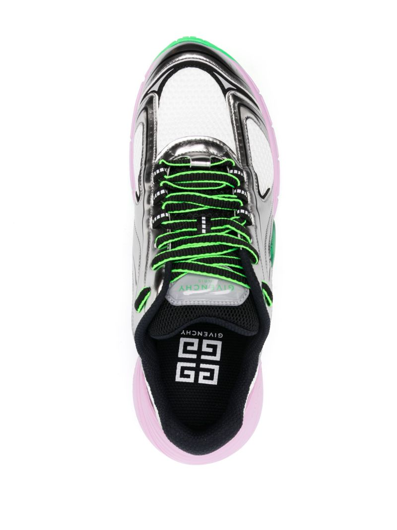 Grey Tk-mx Mesh Runner Sneakers