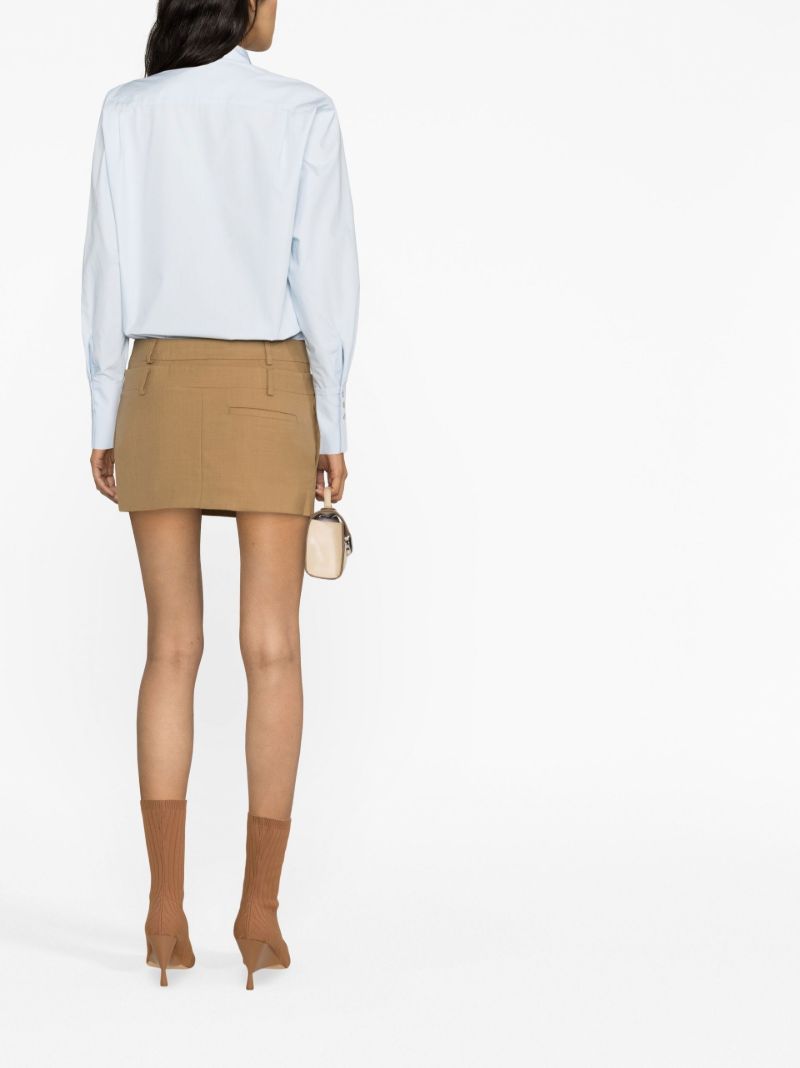 Blue Iris Cotton Button-up Shirt