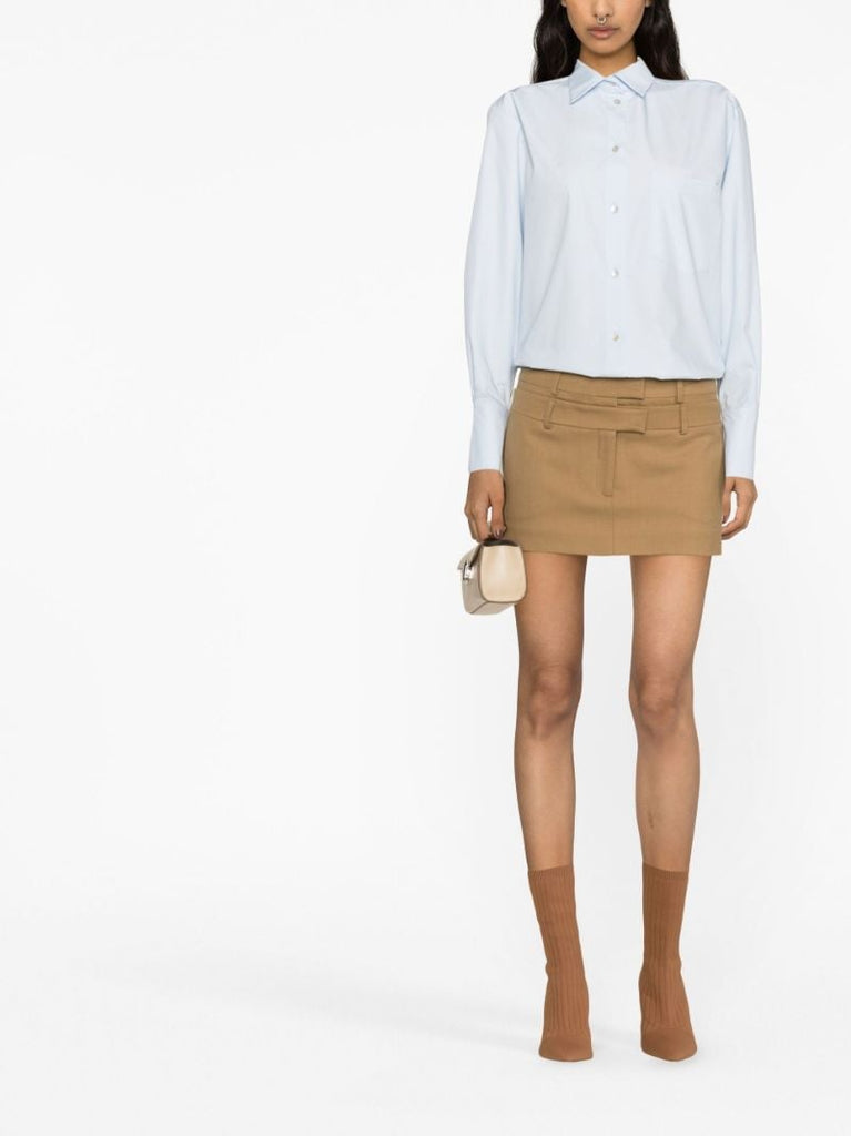 Brown Morio Mini Skirt