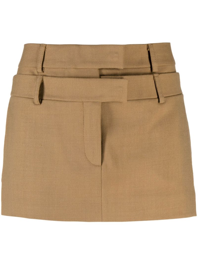 Brown Morio Mini Skirt