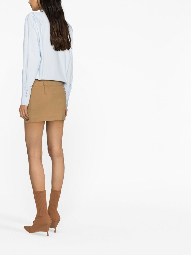 Brown Morio Mini Skirt