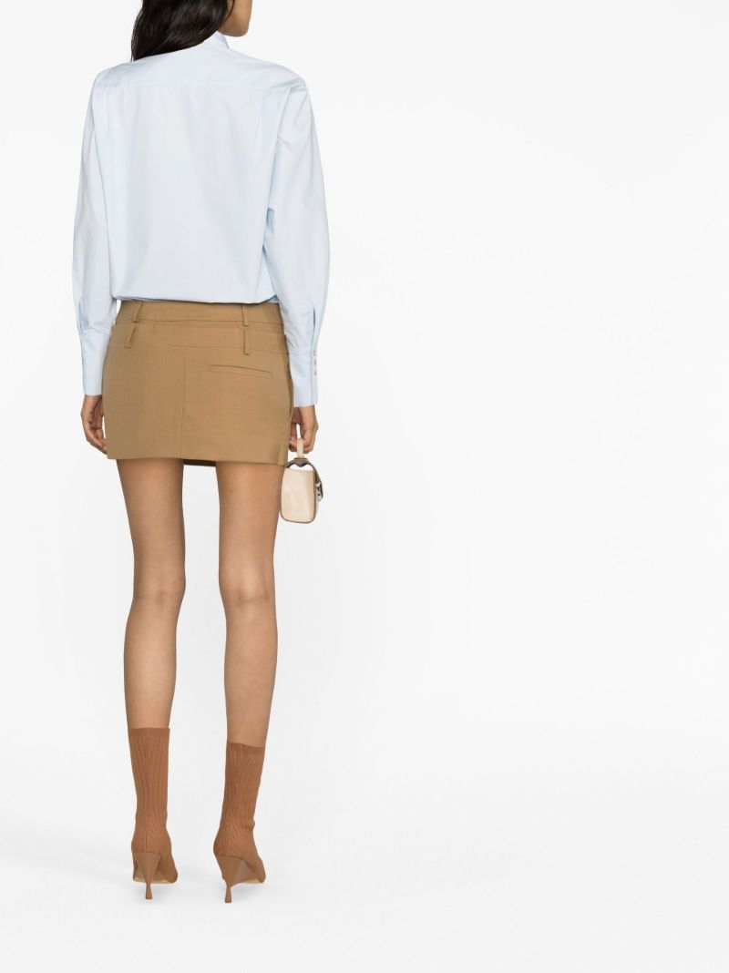 Brown Morio Mini Skirt