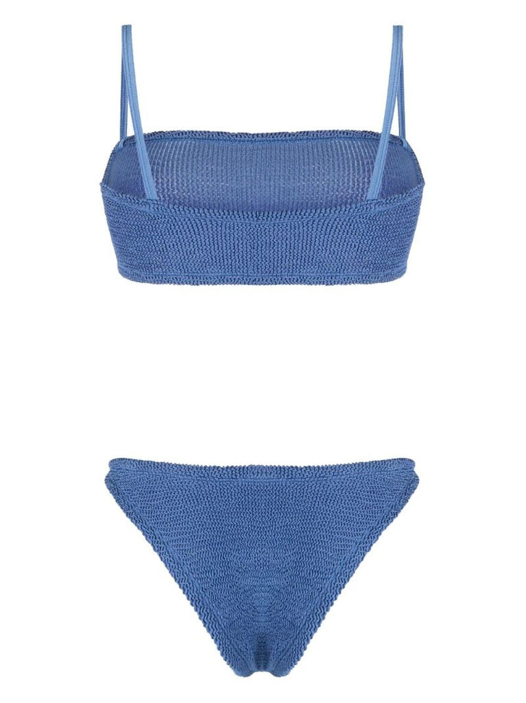 Blue Gigi Crinkle Bikini