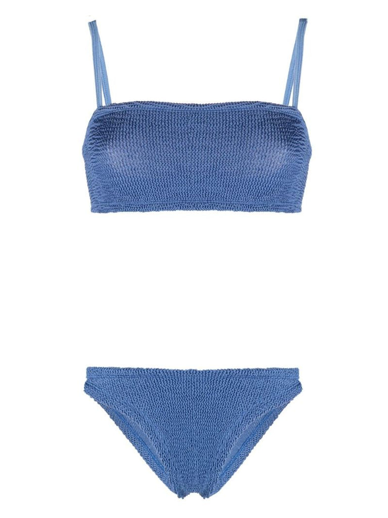 Blue Gigi Crinkle Bikini