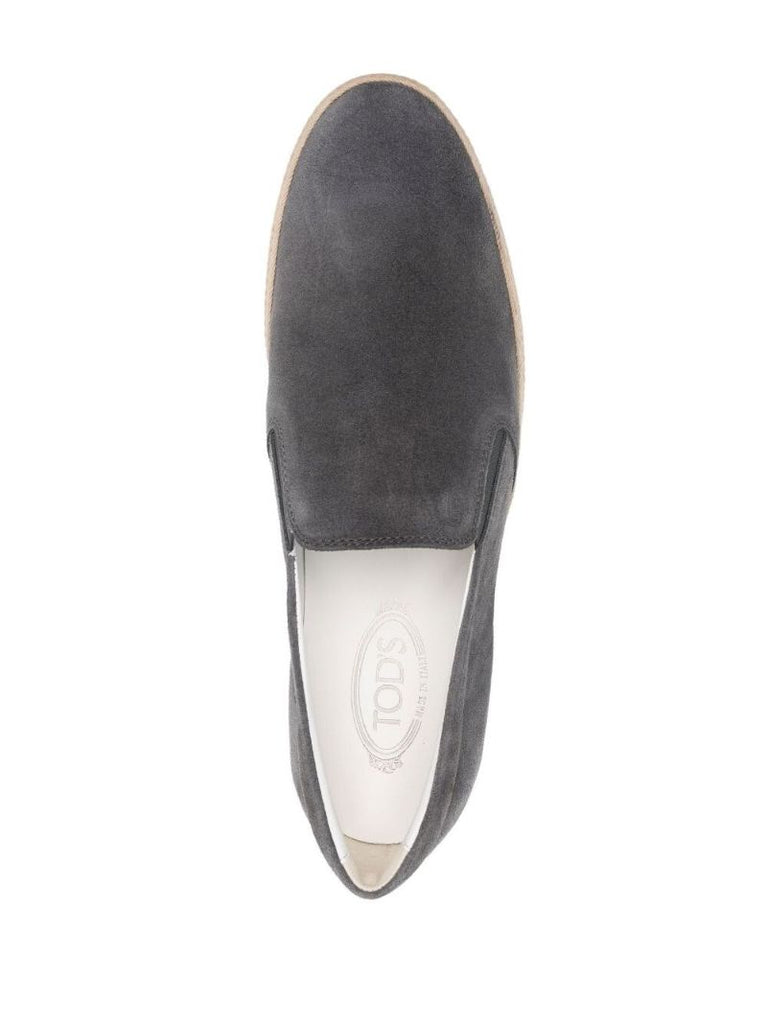 Grey Slip-on Espadrille Sneakers