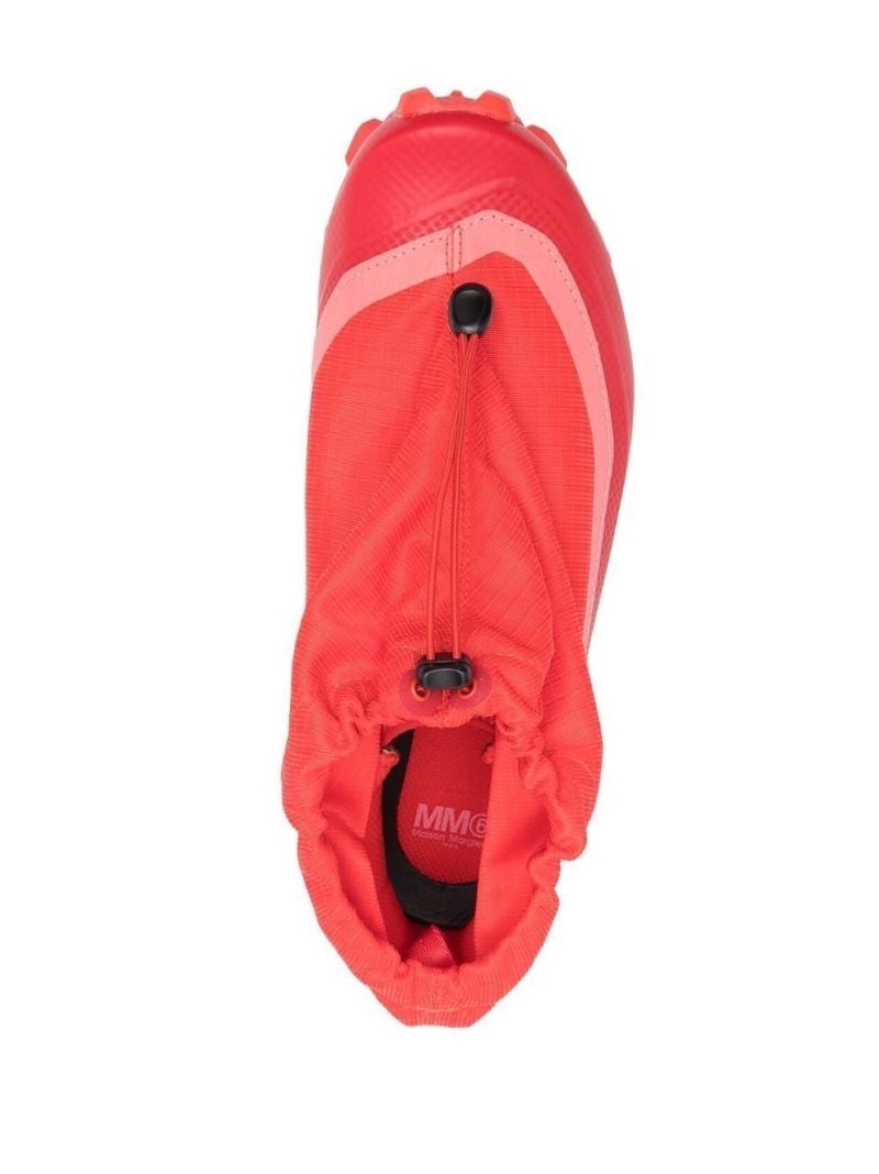 X Salomon Red Drawstring Low Top Sneakers