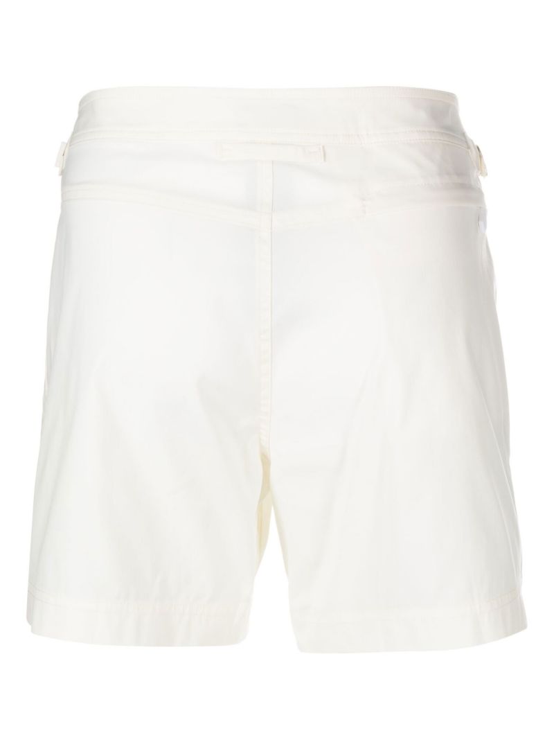 Neutral Side Buckle Swim Shorts
