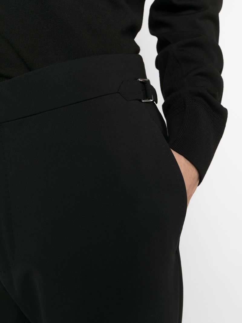 Black Shelton Single-breasted Wool Suit