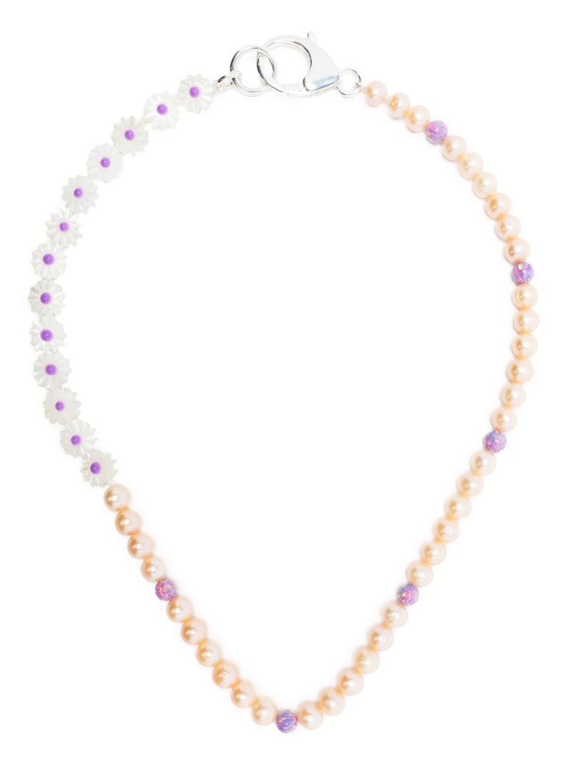 X Botter Sterling Silver Pearl Necklace