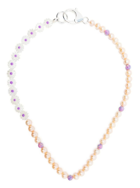 X Botter Sterling Silver Pearl Necklace