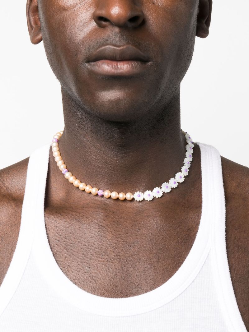 X Botter Sterling Silver Pearl Necklace