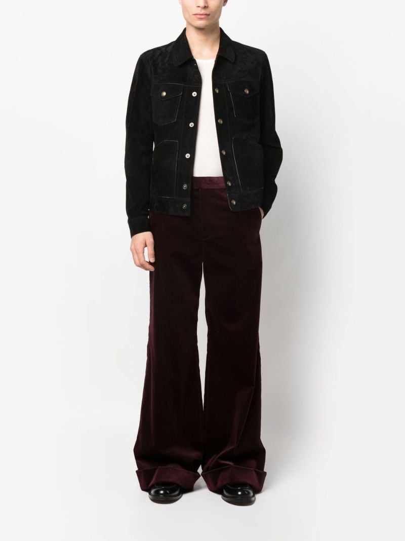 Black Suede Shirt Jacket