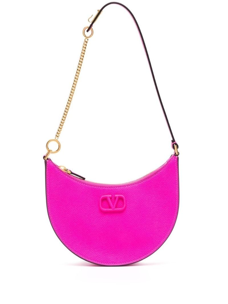 Pink Vsling Mini Leather Shoulder Bag