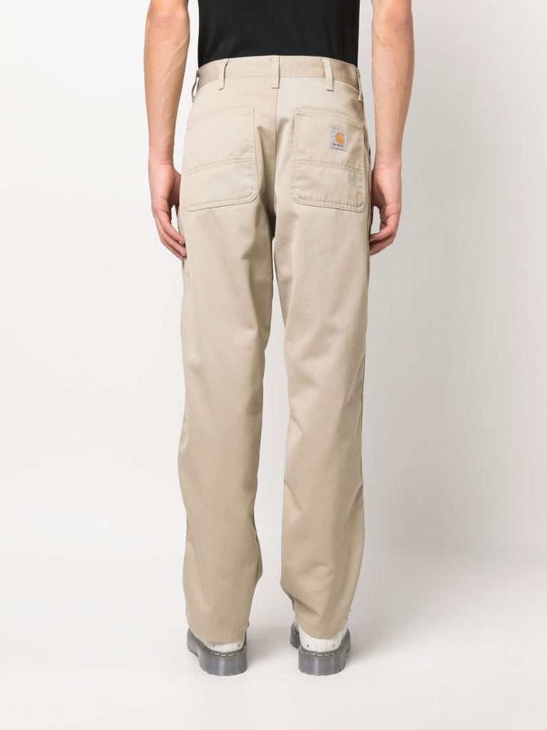 Beige Master Straight-leg Trousers