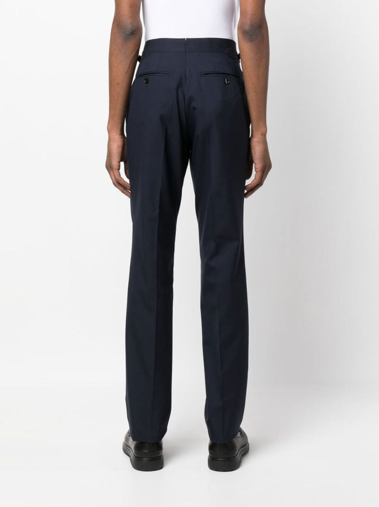 Blue Shelton Wool Tailored Trousers