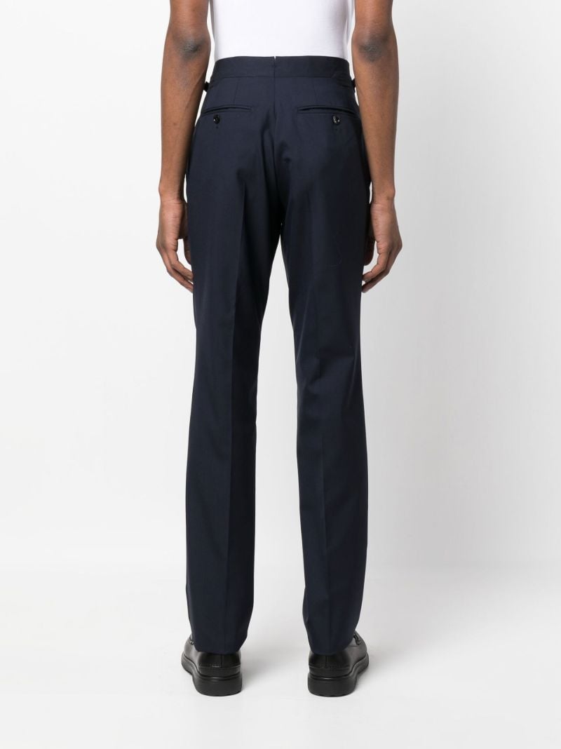 Blue Shelton Wool Tailored Trousers