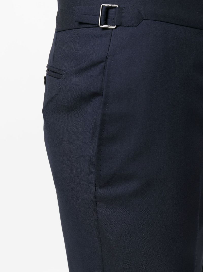 Blue Shelton Wool Tailored Trousers