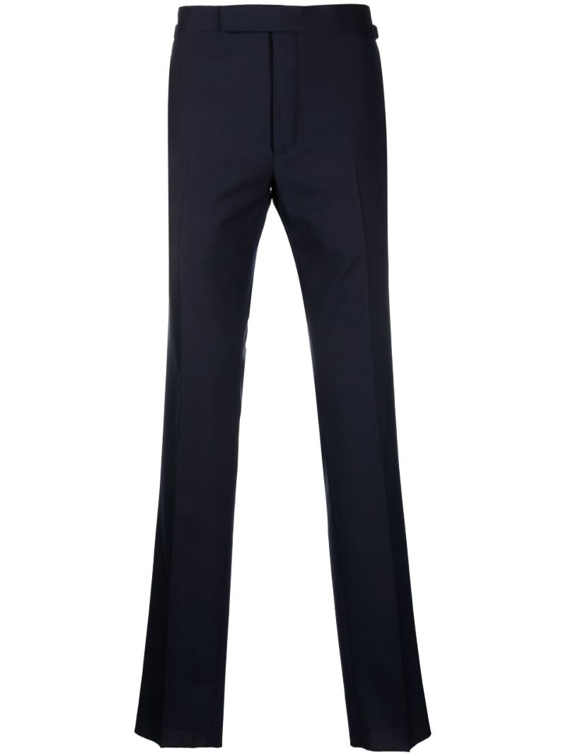 Blue Shelton Wool Tailored Trousers