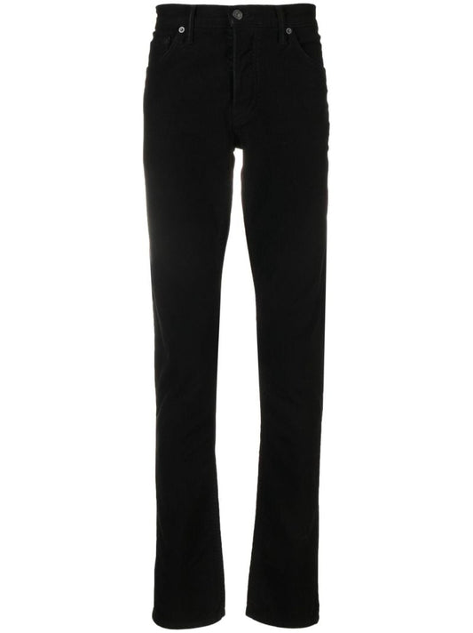 Black Straight Leg Trousers