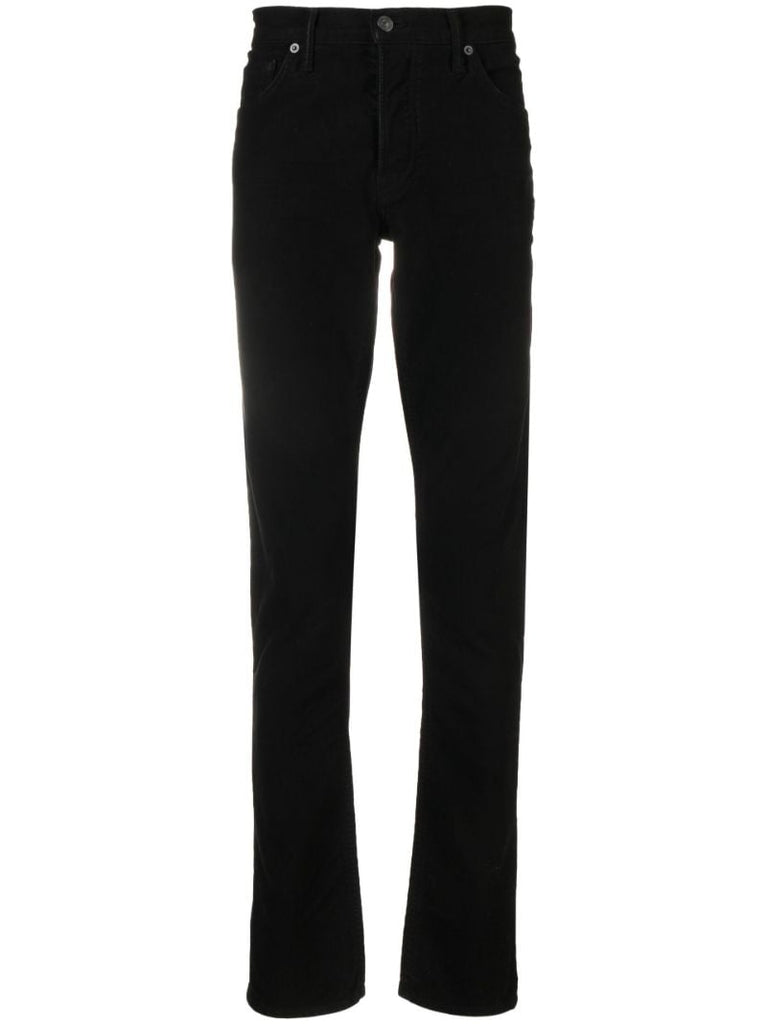 Black Straight Leg Trousers