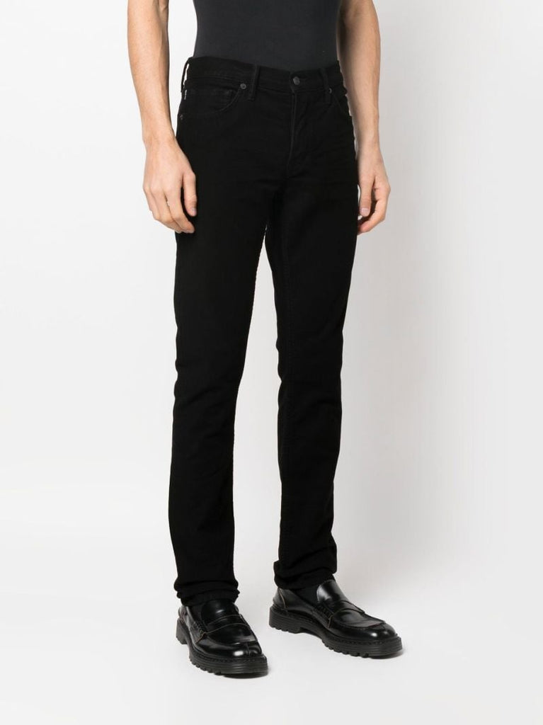 Black Straight Leg Trousers