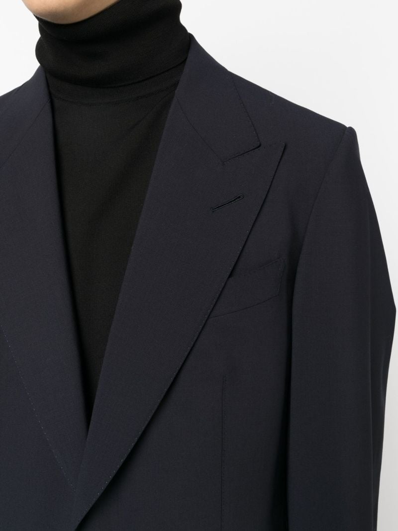 Blue Shelton Single-breasted Wool Suit