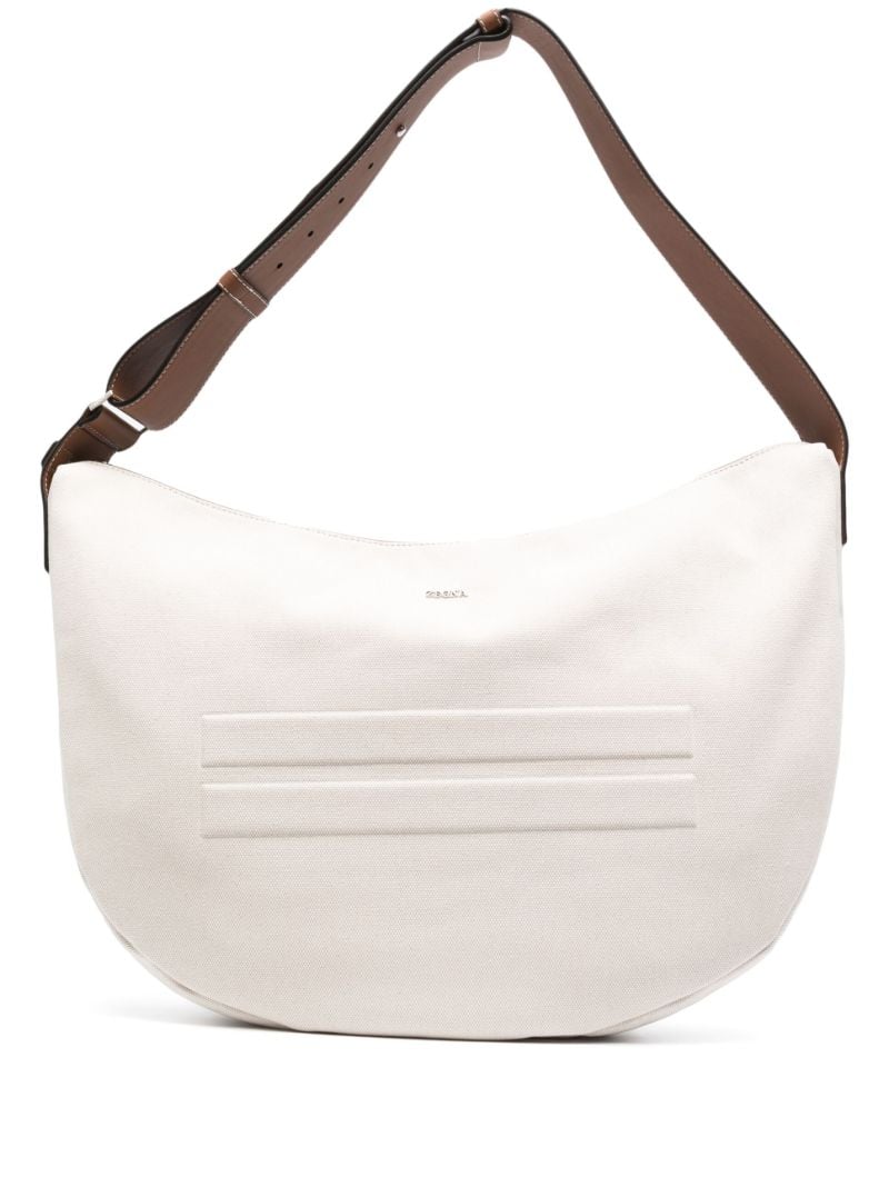 White Hobo Panorama Shoulder Bag