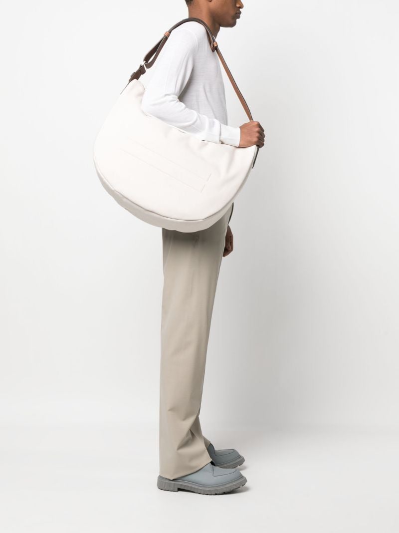 White Hobo Panorama Shoulder Bag