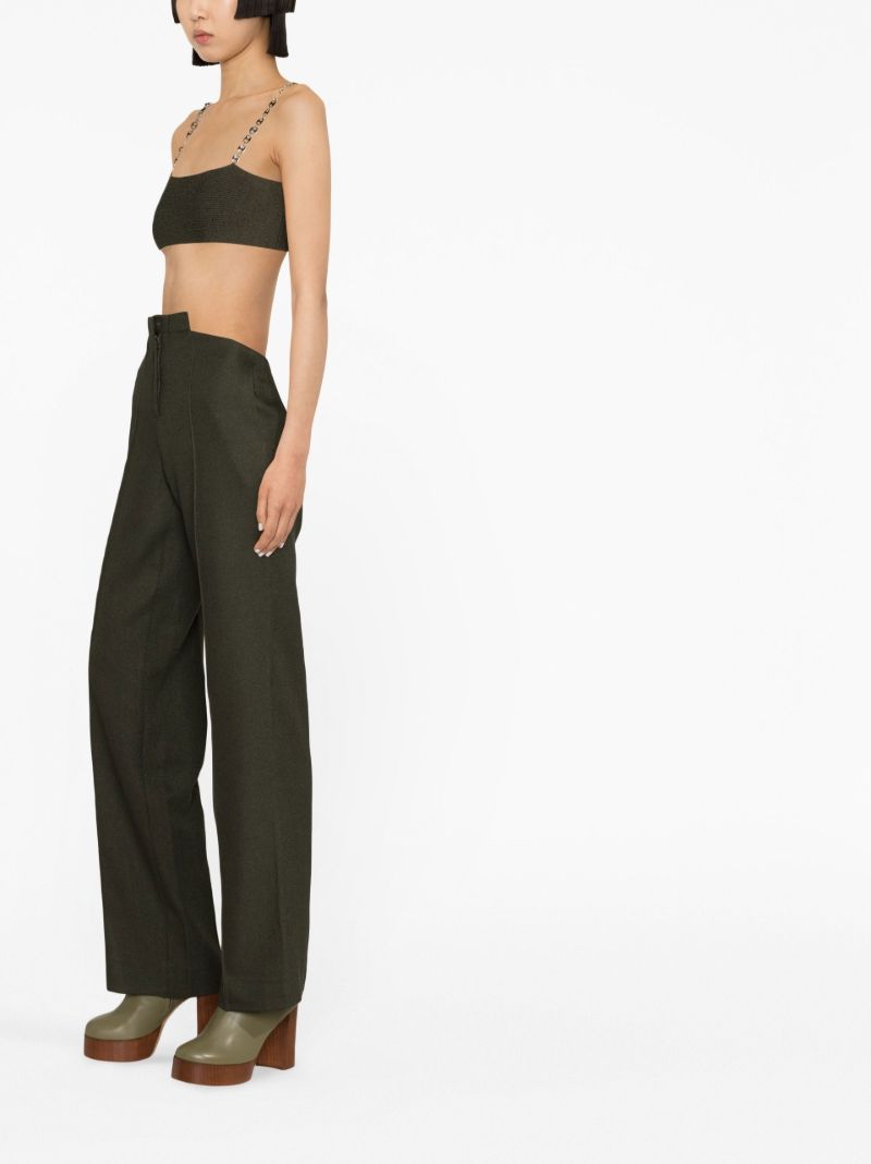 Green Pomo Bralette Top