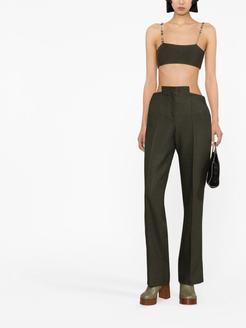 Green Pomo Bralette Top