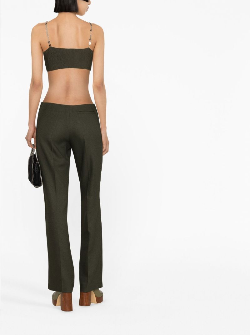 Green Pomo Bralette Top