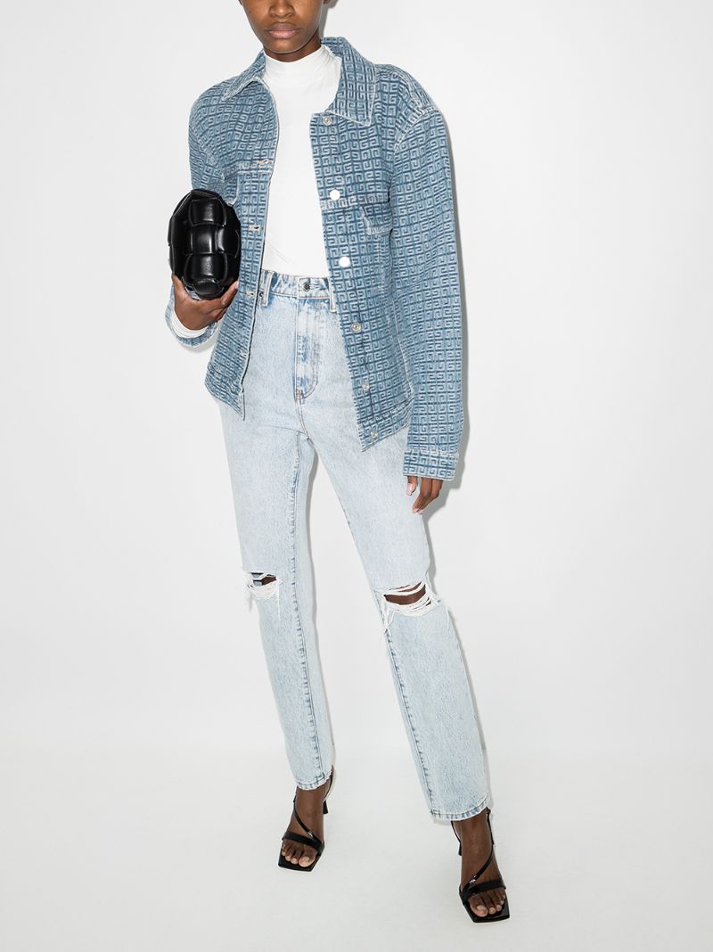 Blue 4g Monogram Denim Jacket