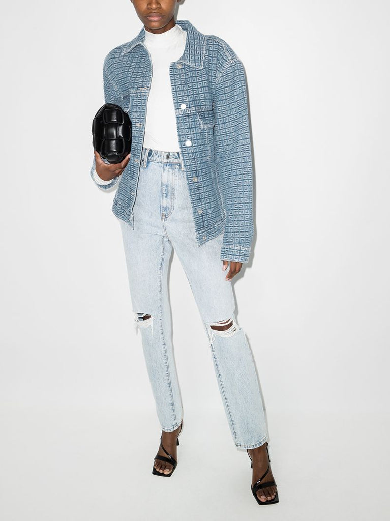 Blue 4g Monogram Denim Jacket