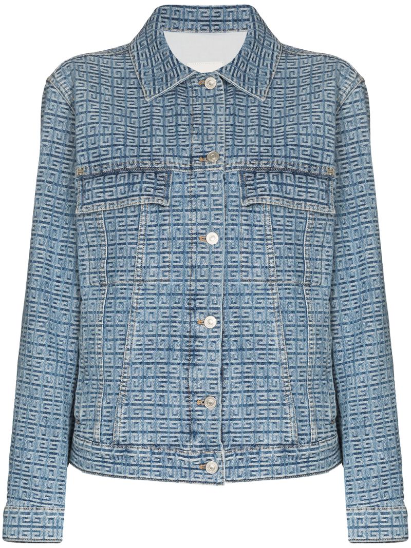 Blue 4g Monogram Denim Jacket
