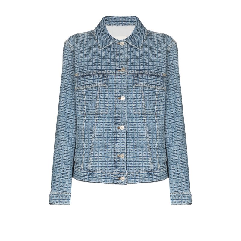 Blue 4g Monogram Denim Jacket